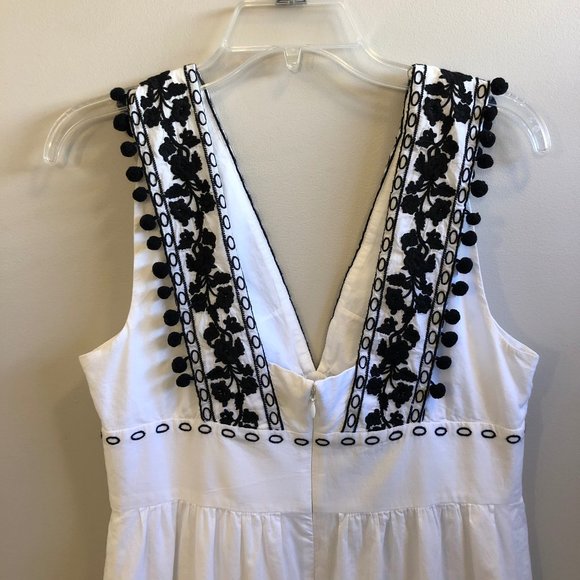 SALE-J Crew Embroidered Full Length Dress - Picture 3 of 7